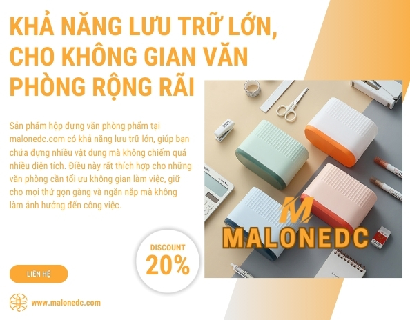 Giới Thiệu HỘP ĐỰNG VĂN PHÒNG PHẨM ĐA NĂNG MALONEDC